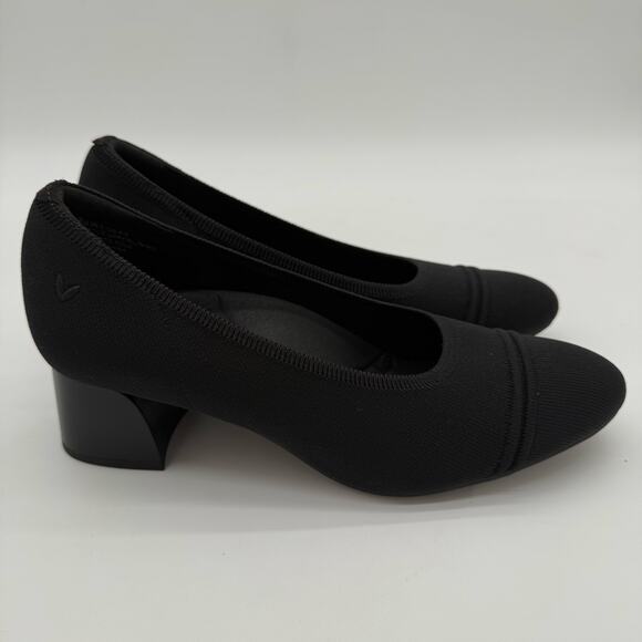 Vivaia Julie Arch Pro Stress Free Chunky Heels Old Money Comfort Knit Black 8.5 - Picture 1 of 9